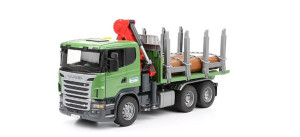 Bruder 03524 Scania Ciężarówka Do Przewozu Drewna