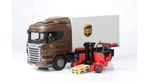 Bruder 03581 Scania Ups Z Paleciakiem