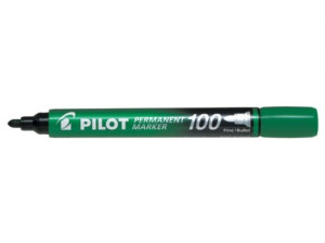 Marker permanentny SCA-100 zielony Pilot