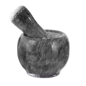 Moździerz Granitowy 9,5 X 7cm Rossner B1580 - Czarny