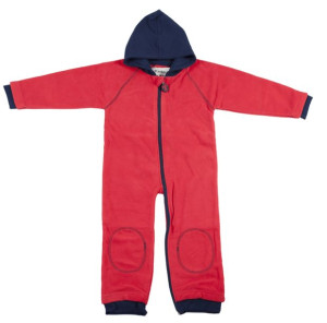 Kombinezon polarowy dla dziecka DUCKSDAY RED/BLUE 74-80