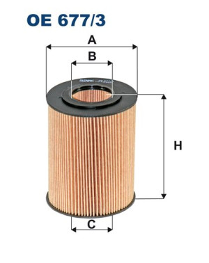 Filtr oleju Filtron OE 677/3