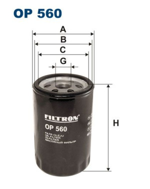 Filtr oleju Filtron OP560