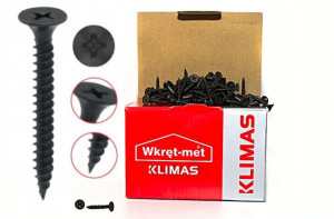 Wkręty Do Płyt Karton Gips Metal 3,5x25 1000sztuk