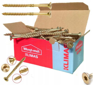 Wkręty KMWHT hartowane Master 6x100mm Wkręt-Met