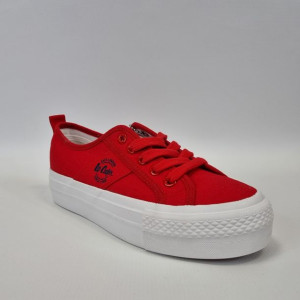 Trampki młodzieżowe Lee Cooper czerwone- LCW-22-31-0834L