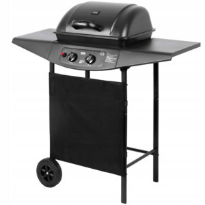 Grill Gazowy 2 Palniki Z Regulacją Półki 5 Kw