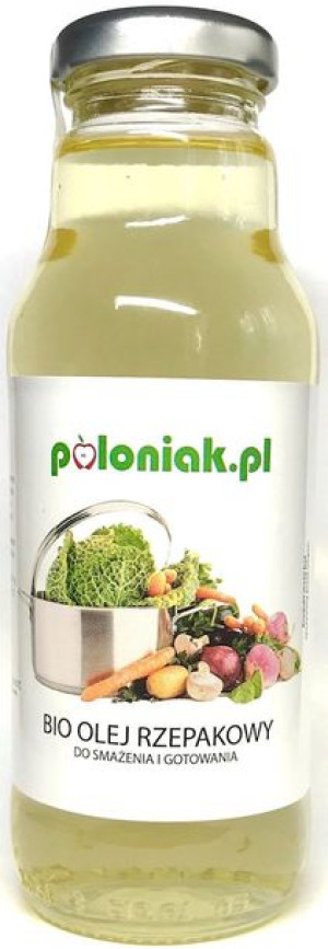 Olej Rzepakowy Do Gotowania I Smażenia Bio 300 Ml - Poloniak