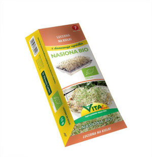 Nasiona Lucerny Bio Na Kiełki 15 G Z Kiełkownicą - Vita Line