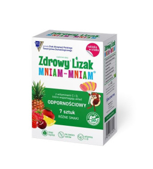 Lizak Mix Smaków Z Witaminami Na Odporność Bezglutenowy