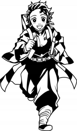 Naprasowanka Demon Slayer Na Odzież Amine Fan