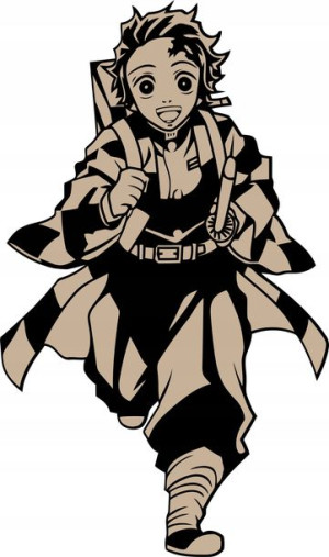 Naprasowanka Demon Slayer Na Odzież Amine Fan