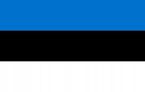 Naprasowanka Estonia Termo Naklejka Aplikacja
