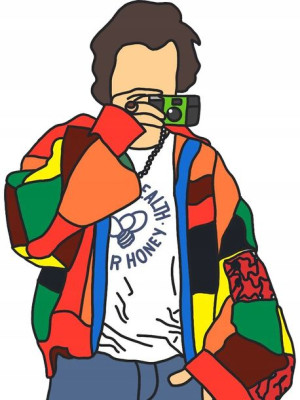 Naprasowanka Harry Styles Termo Naklejka Aplikacja