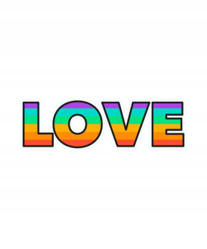 Naprasowanka LGBT Termo Naklejka Aplikacja