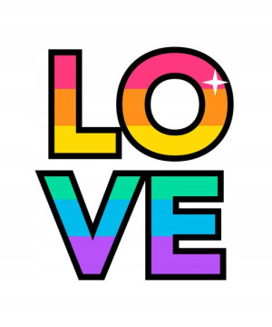 Naprasowanka LGBT Termo Naklejka Aplikacja