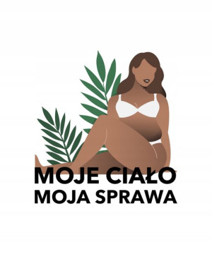 Naprasowanka Moje Ciało Termo Naklejka Aplikacja
