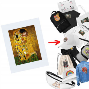 Naprasowanka Na Odzież Gustav Klimt Termo Naklejka