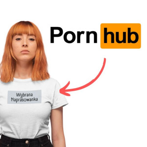 Naprasowanka Na Odzież Porn Hub Termo Naklejka