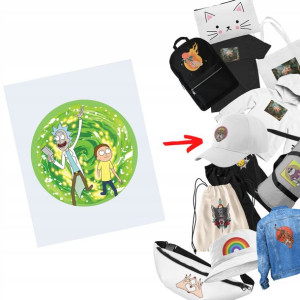 Naprasowanka Rick And Morty Termo Naklejka Aplikac