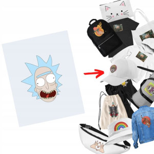 Naprasowanka Rick And Morty Termo Naklejka Aplikac