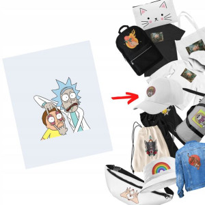 Naprasowanka Rick And Morty Termo Naklejka Aplikac