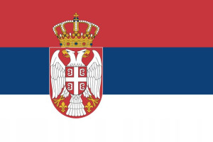 Naprasowanka Serbia Termo Naklejka Aplikacja