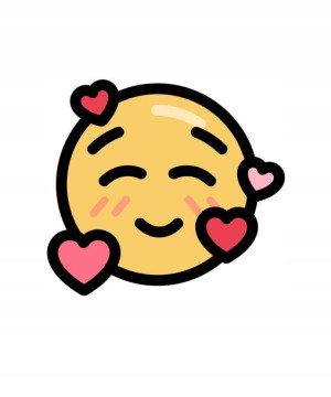 Naprasowanka Smile Termo Naklejka Aplikacja