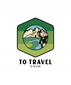 Naprasowanka Travel Termo Naklejka Aplikacja