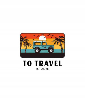Naprasowanka Travel Termo Naklejka Aplikacja