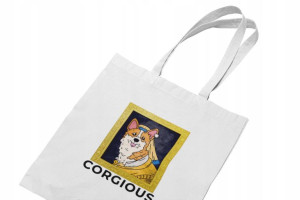 Torba Corgi i Sztuka, Smeszny Prezent Mem