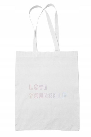Torba na ramie Kpop BTS Army bawełniana Shoperka