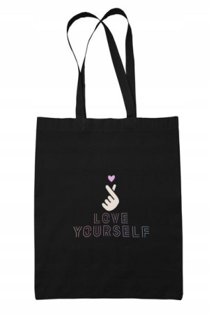Torba na ramię Kpop BTS Army bawełniana Shoperka