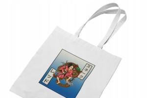 Torba Japonia Styl Japoński Samurai Sakura Hokusai