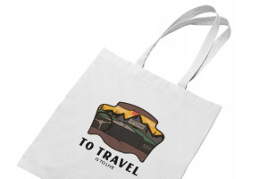 Torba To Travel Is To Live Prezent Dla Podróżnika