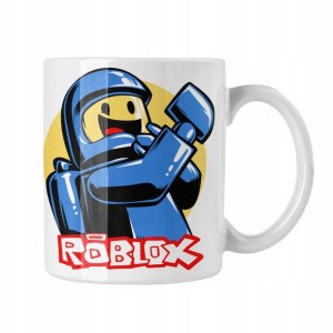 Kubek Man Face Roblox BIały 330ml