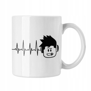 Kubek Man Face Roblox BIały 330ml