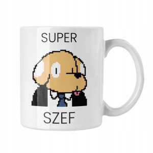 Kubek Super Szef Prezent, Kubek Do Pracy Smieszny