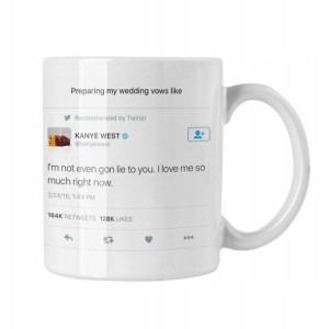 Kubek Cytat Kanye West Tweet Prezent Fana