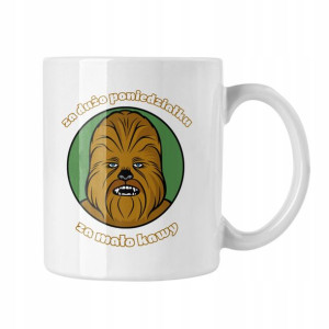 Baby Yoda Kubek Star Wars Śmieszny Chewbacca