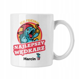 Kubek Wędkarza z Imieniem Śmieszny prezent