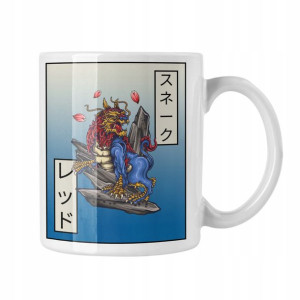 Kubek Japonia Styl Japoński Samurai Sakura Hokusai