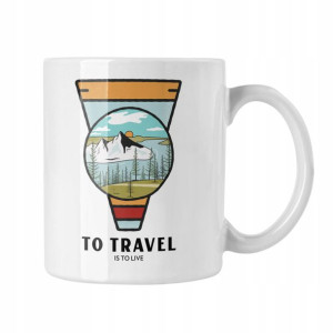 Kubek To Travel Is To Live Prezent Dla Podróżnika
