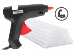 Pistolet + Super Mocny Klej Na Gorąco 11x300mm 1kg