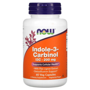 Booster Naturalnych Hormonów Now Foods Indole-3-Carbinol 200mg 60kaps