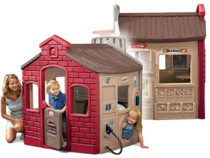 Little Tikes DOMEK MIEJSKI Ogrodowy Koszykówka Bramka Duży