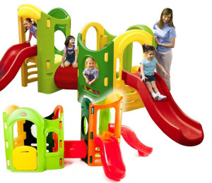 Little Tikes PLAC ZABAW Ogromny 8w1 Zjeżdżalnia Domek