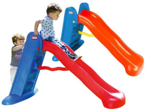 Little Tikes Zjeżdżalnia Easy Store Niebiesko - Czerwona Duża 150 cm 4884