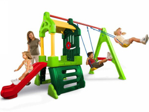 Little Tikes PLAC ZABAW Clubhouse Duży Zjeżdżalnia Huśtawka Domek