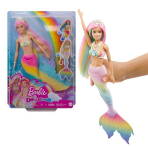 Lalka Barbie Tęczowa przemiana GTF89